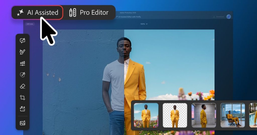 Adobe Unveils Prompt-Based AI Workspace in Photoshop for Effortless Photo Editing