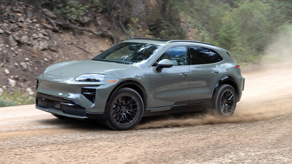 Why the Electric Porsche Cayenne Celebrates the Massive Weight Rival SUVs Try to Mask